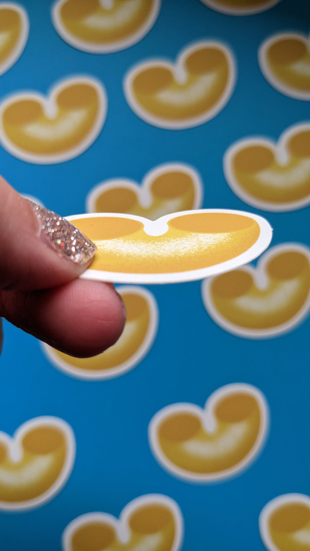 Elbow Macaroni Sticker (Matte + Weather-resistant)