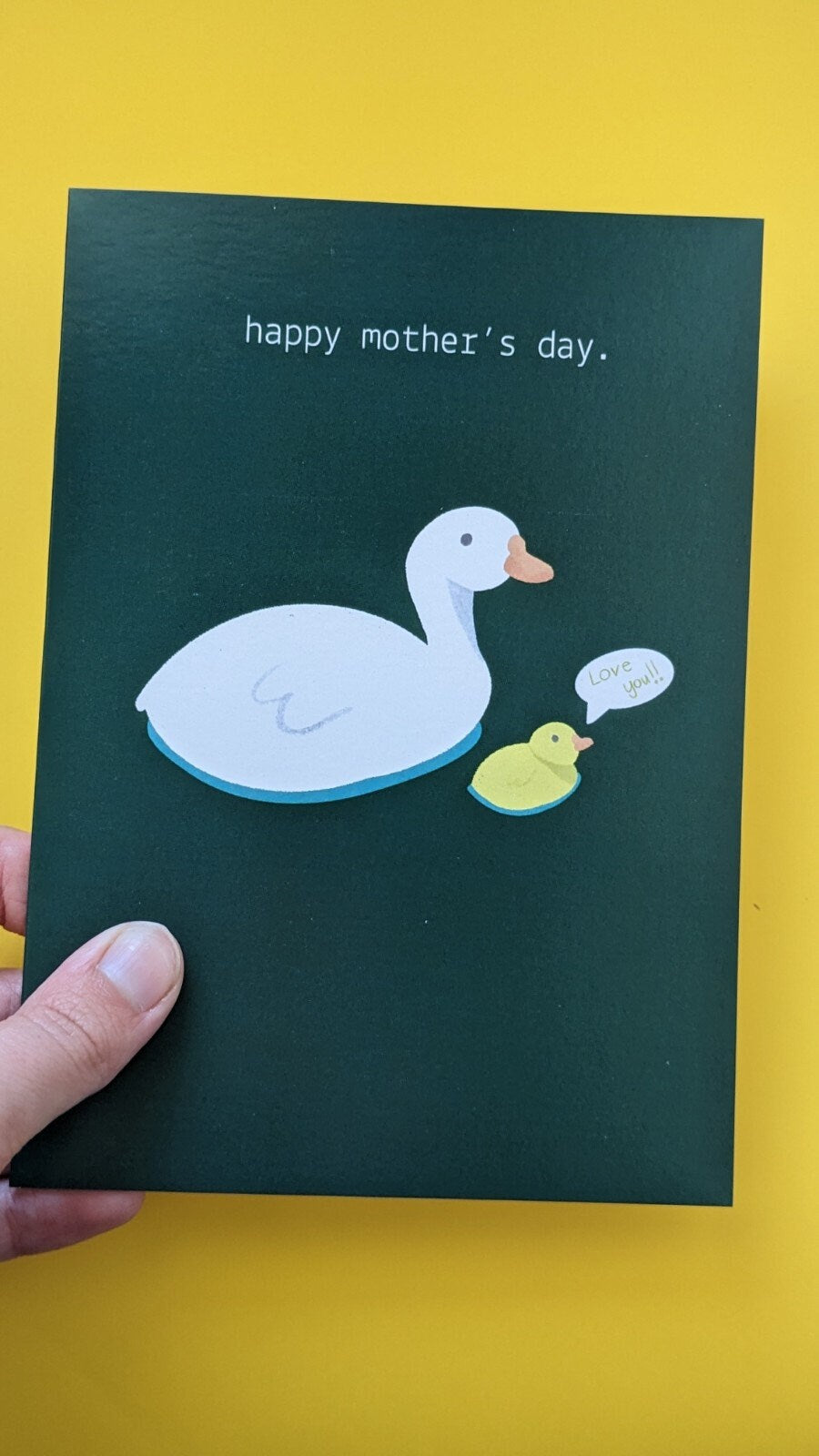 Thank You Mama Duck Greeting Card