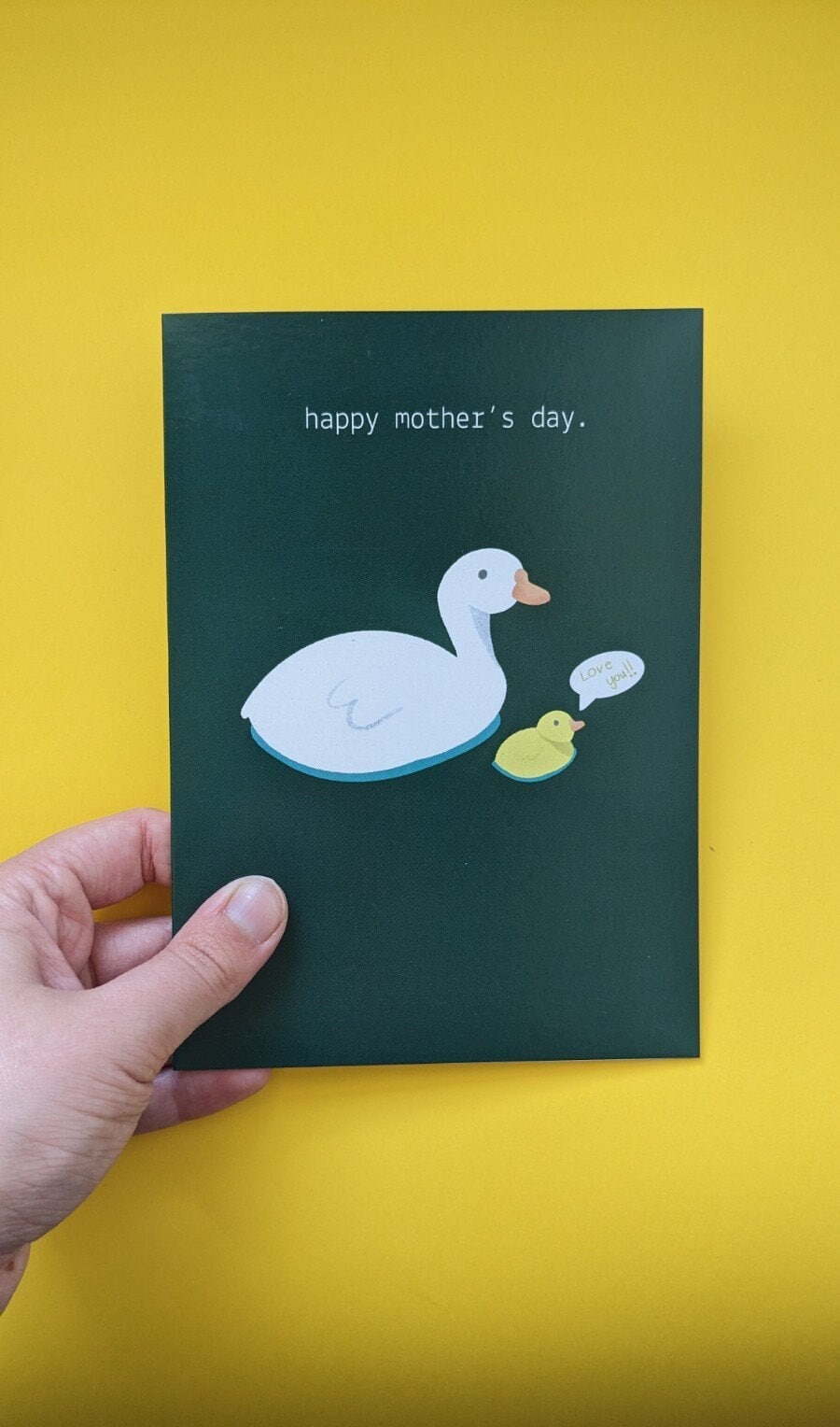 Thank You Mama Duck Greeting Card