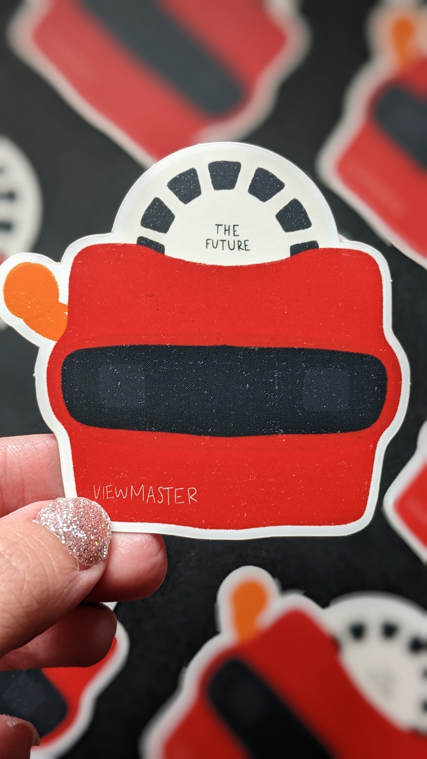 Viewmaster Retro Sticker (Matte + Weather-resistant)