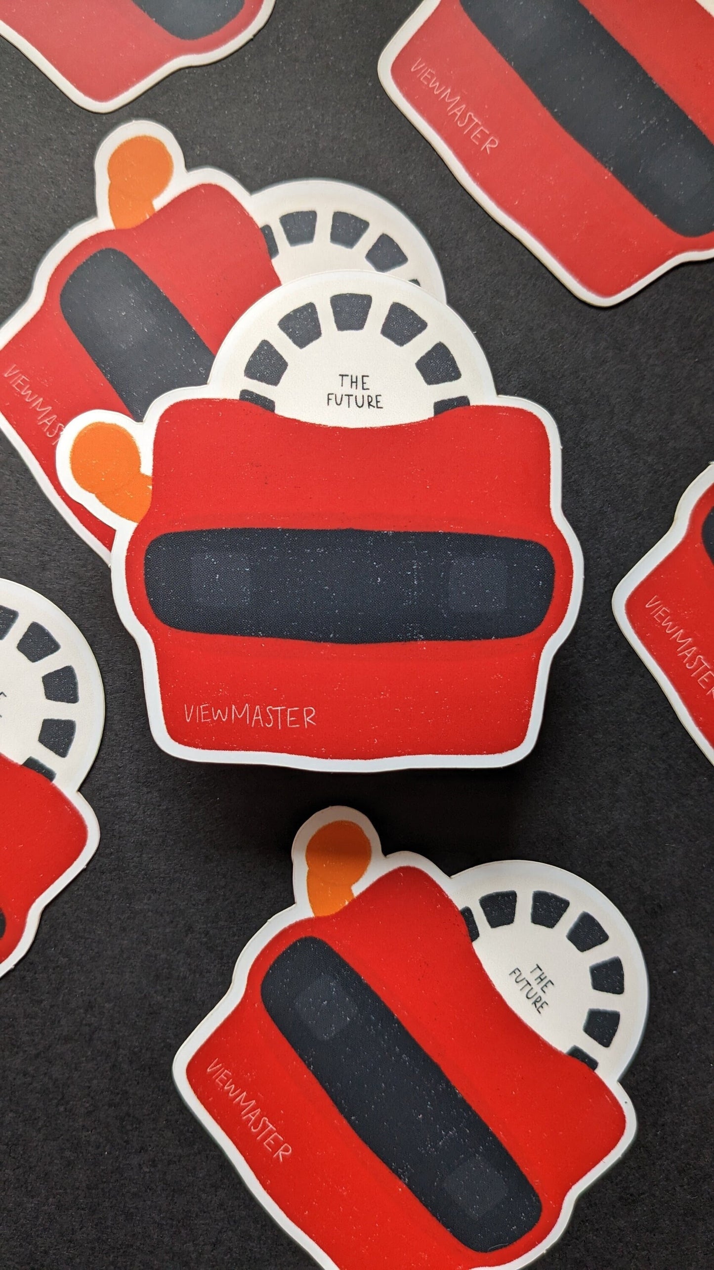 Viewmaster Retro Sticker (Matte + Weather-resistant)