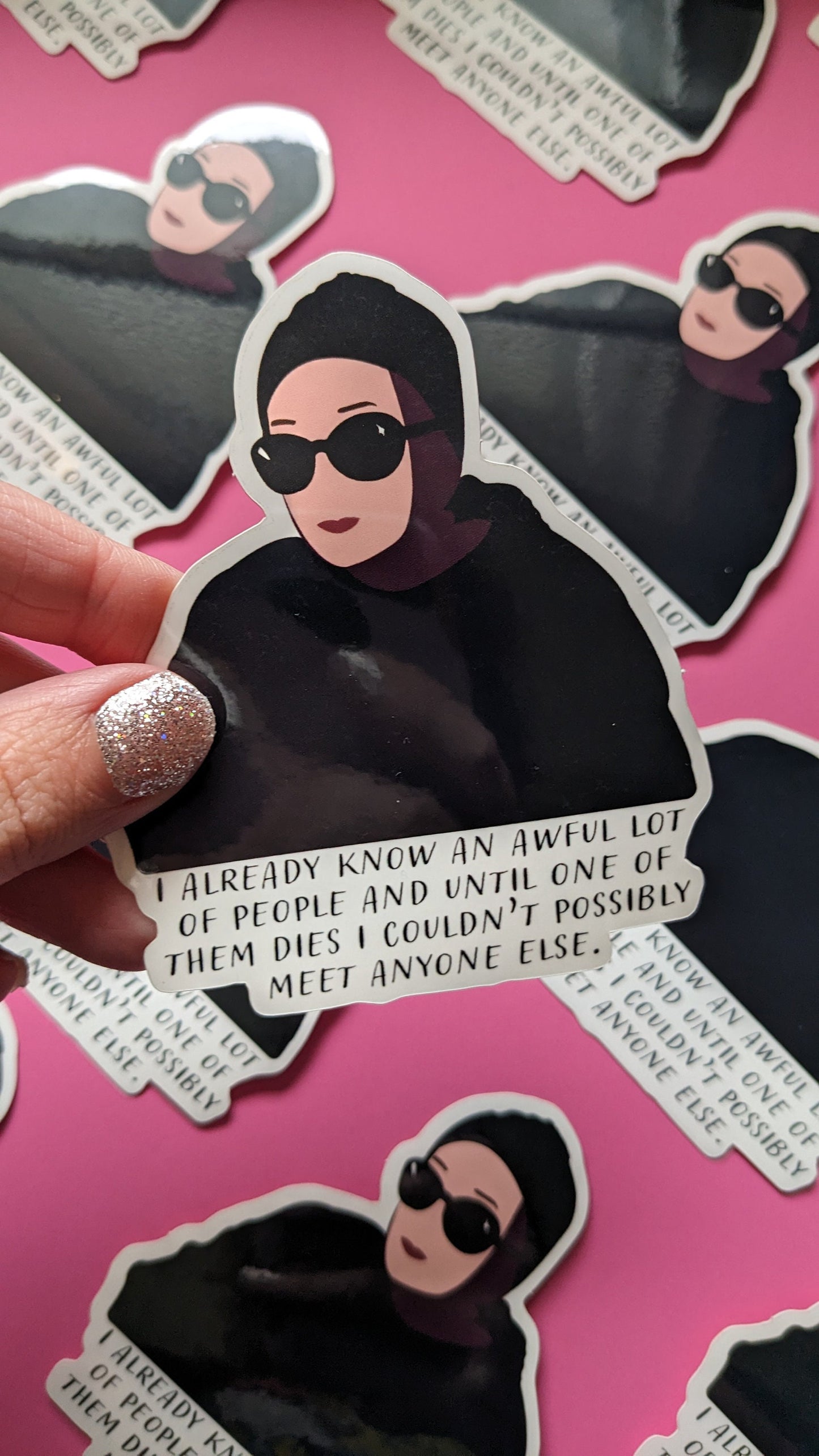 Charade Quote Sticker