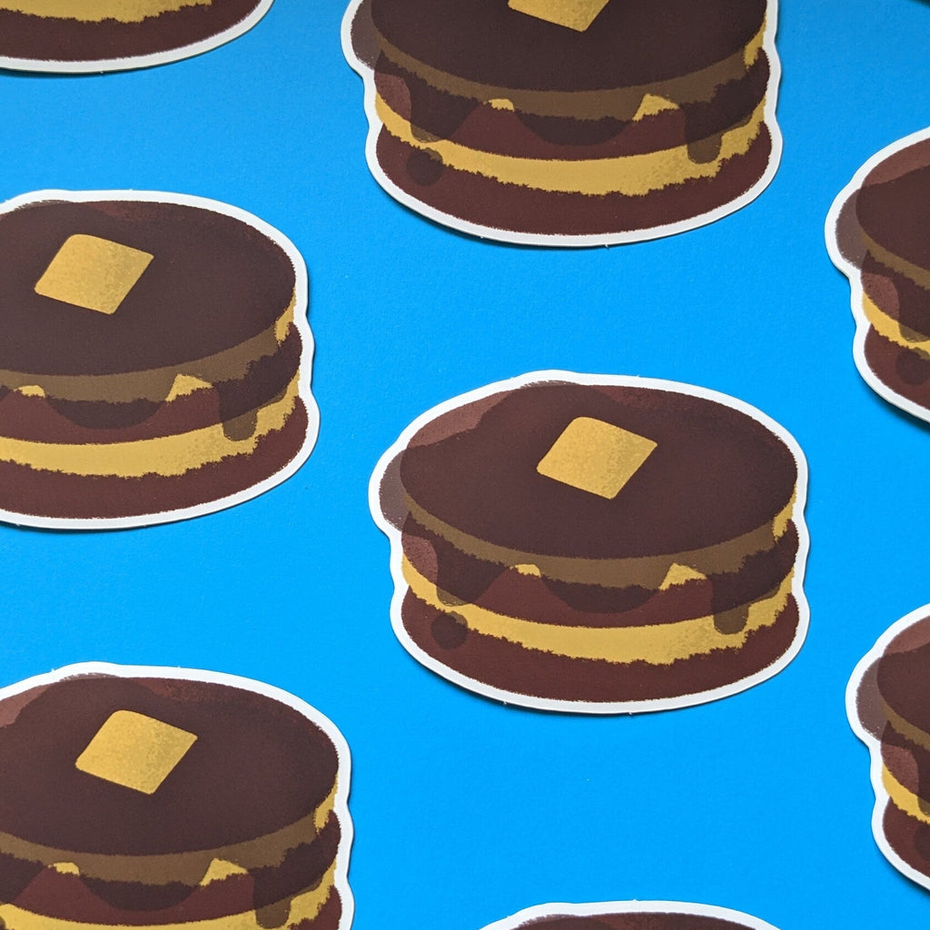 Pancake Sticker (Matte + Weather-resistant)