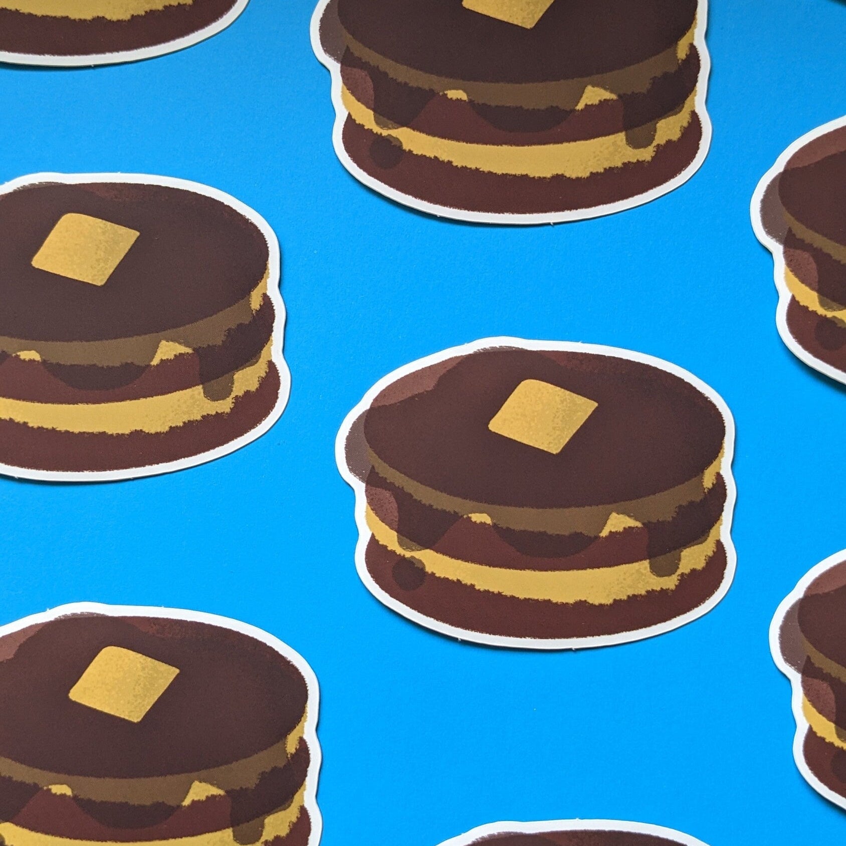Pancake Sticker (Matte + Weather-resistant)