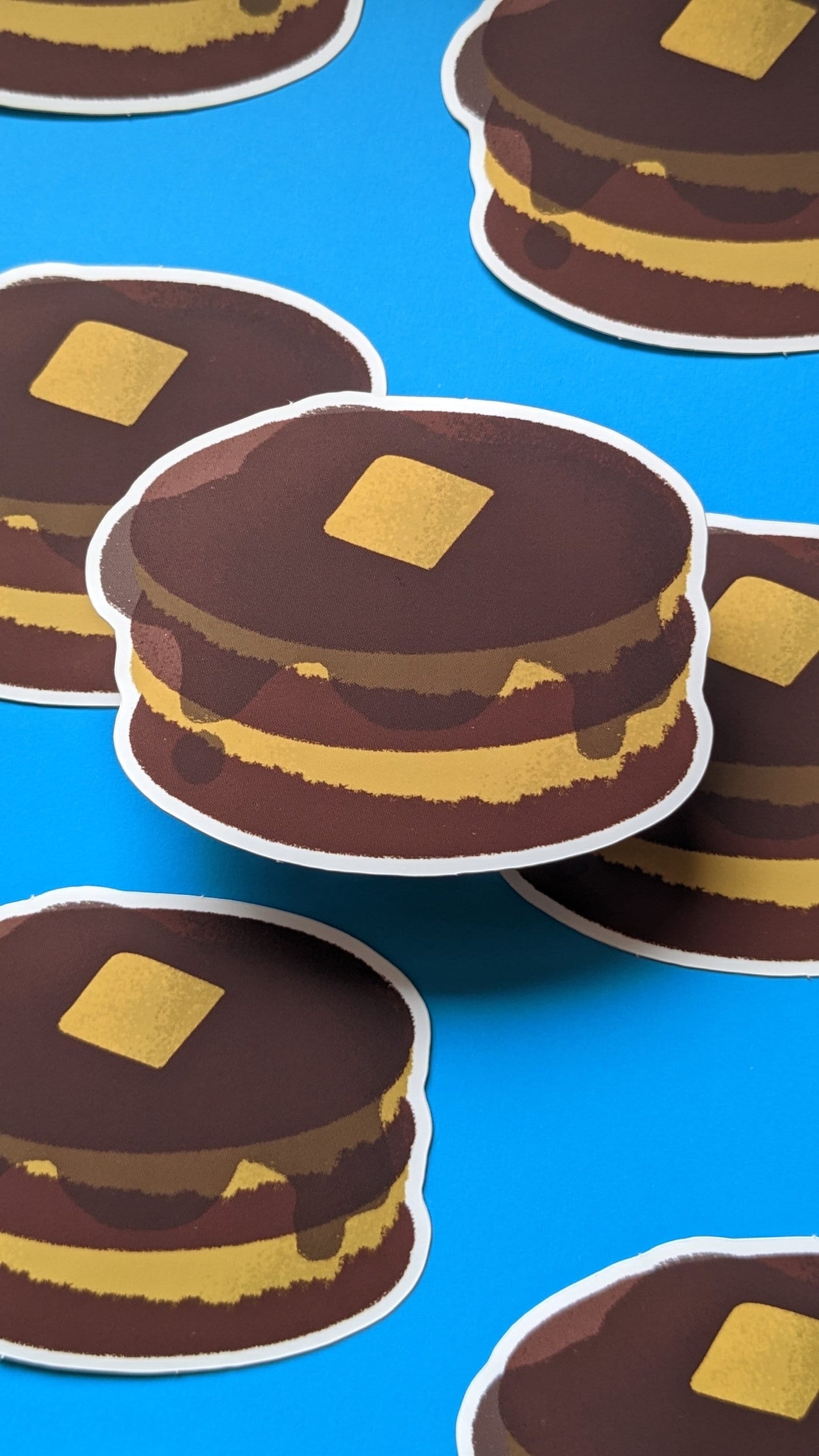 Pancake Sticker (Matte + Weather-resistant)