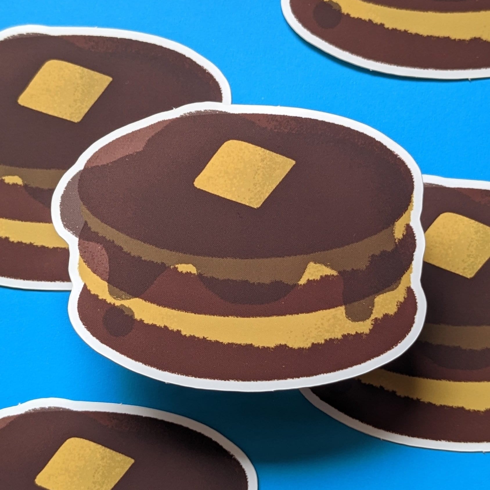 Pancake Sticker (Matte + Weather-resistant)