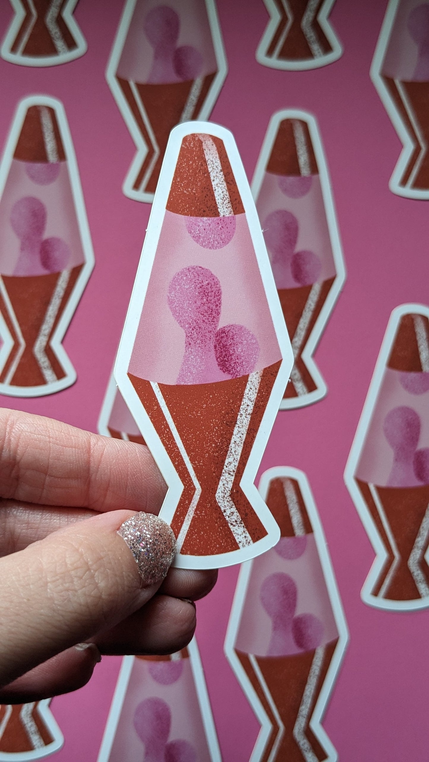 Lava Lamp Sticker (Matte + Weather-resistant)