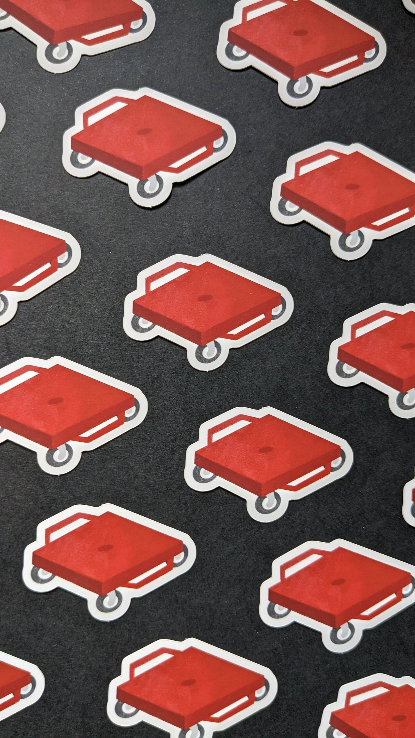 Gym Scooter Retro Sticker (Matte + Weather-resistant)