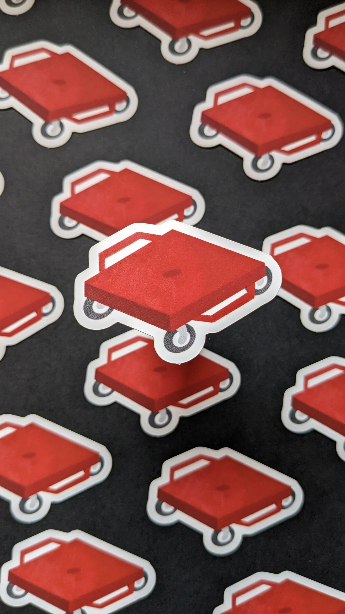 Gym Scooter Retro Sticker (Matte + Weather-resistant)