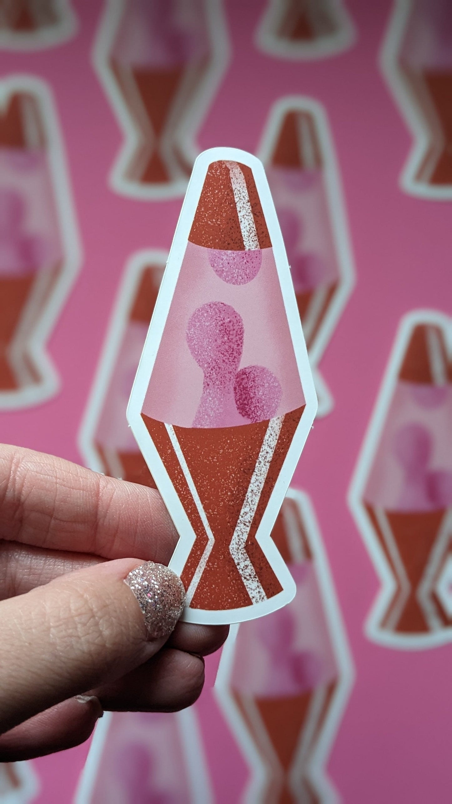 Lava Lamp Sticker (Matte + Weather-resistant)