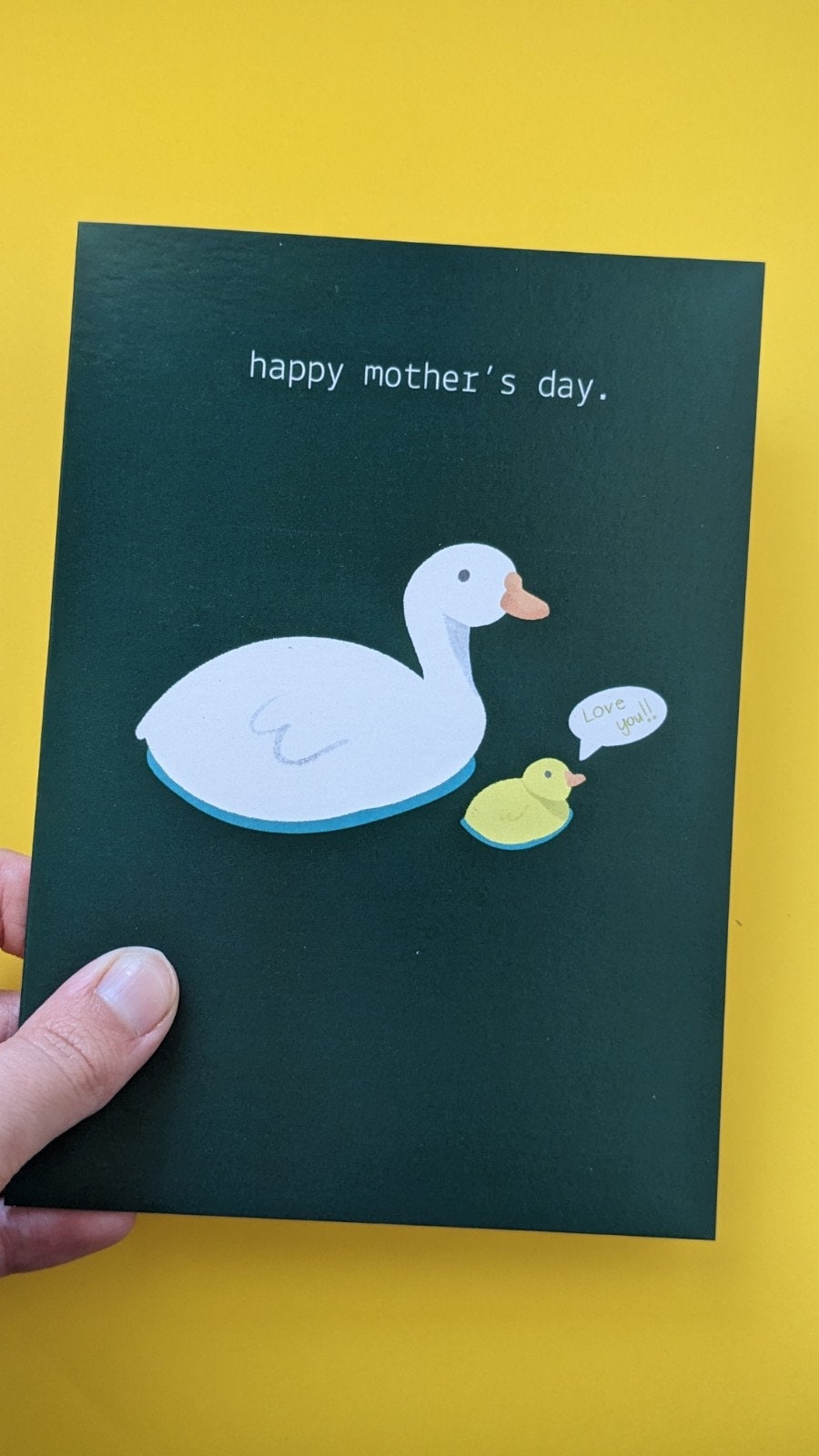 Thank You Mama Duck Greeting Card