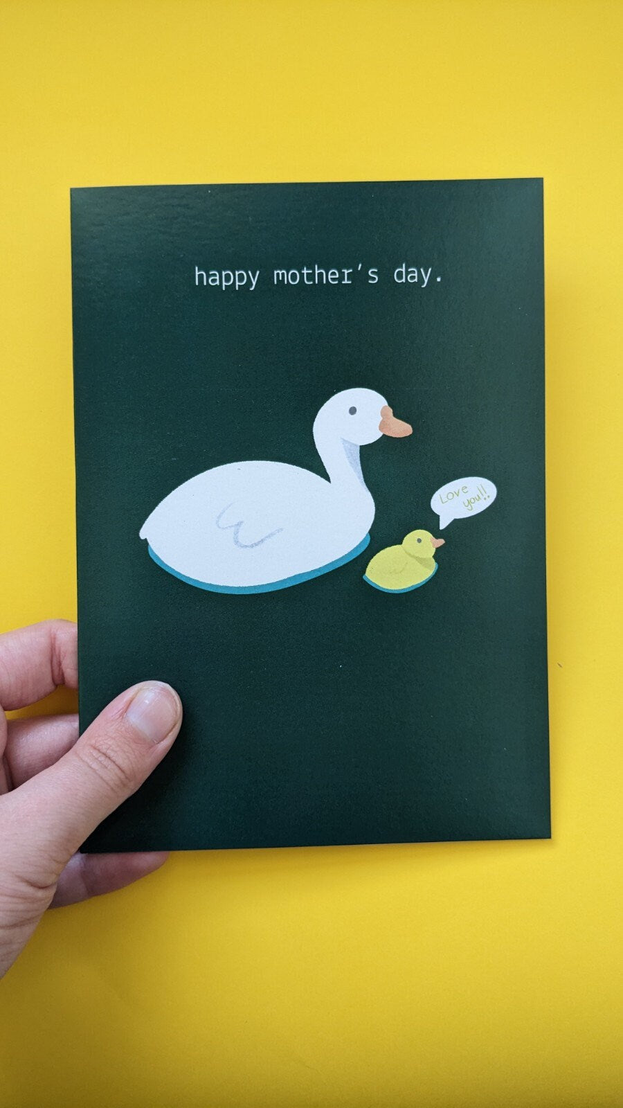 Thank You Mama Duck Greeting Card